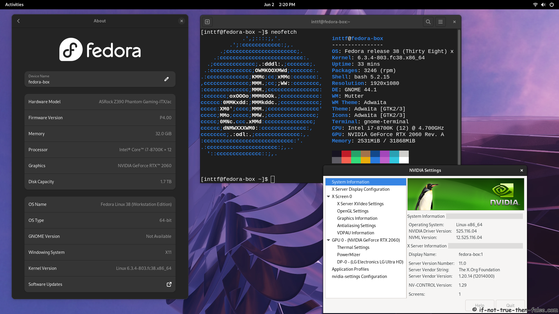NVIDIA 525.116.04 Drivers on Fedora 38 Gnome 44 with Kernel 6.3.4