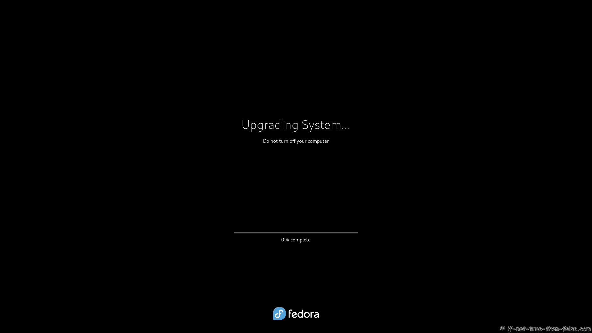 Fedora 38 Upgrade Starting System Upgrade